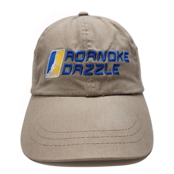 Roanoke Dazzle Strapback Hat NBA D League Virginia Basketball Team Dad Cap Beige - Picture 1 of 8